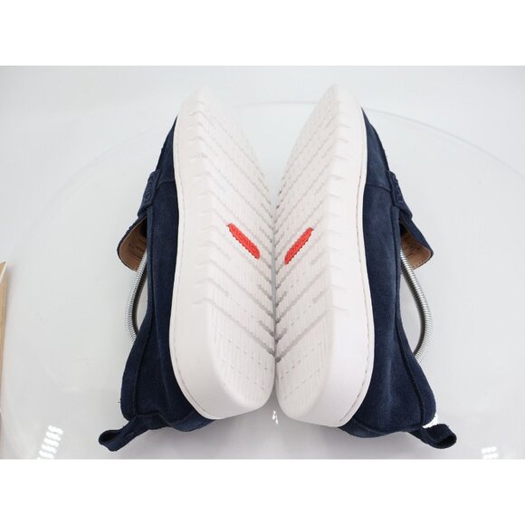 Vionic Dark Blue Suede Loafers with White Sole - Picture 7 of 12